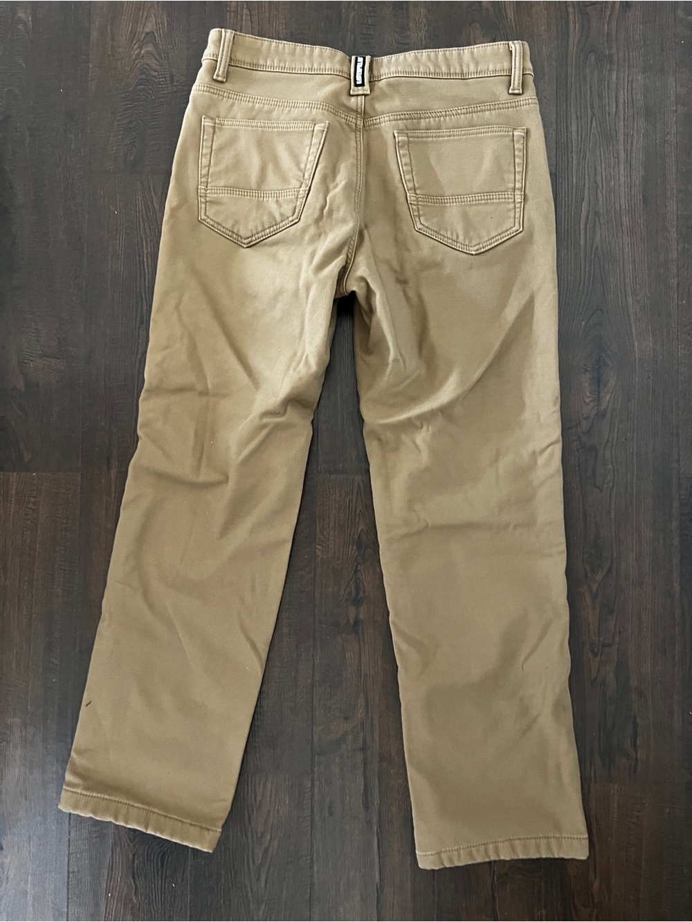 Men's Classic Straight Chino Pants in Khaki CAT - Picture 2 of 4